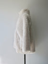 shaggy over sized short coat
