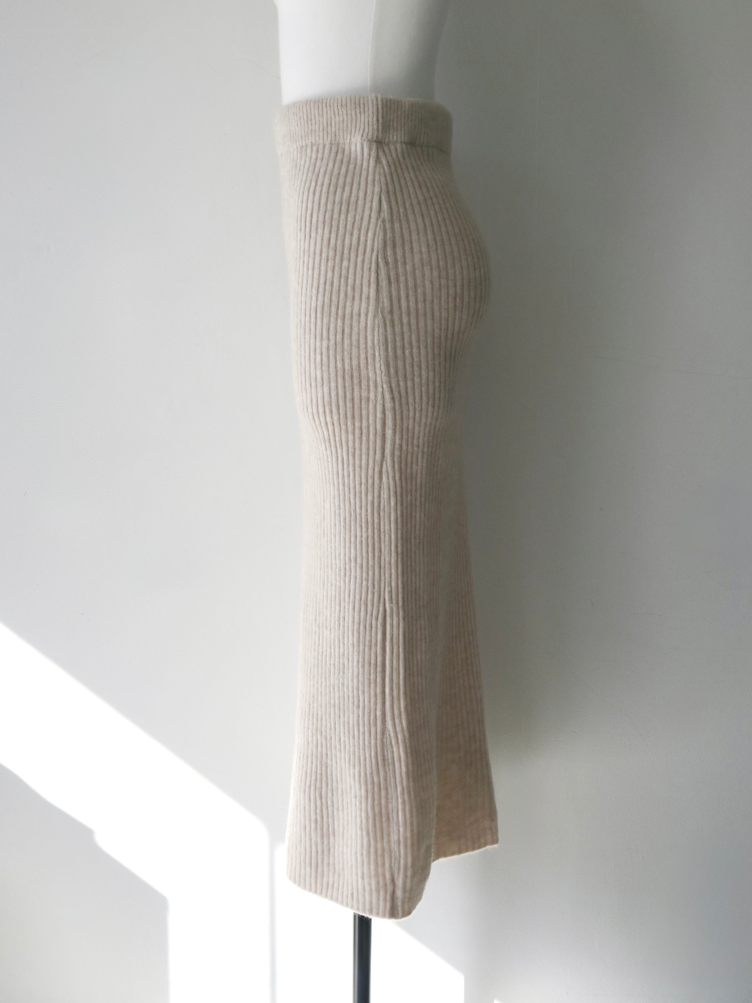 textured peplum knit set