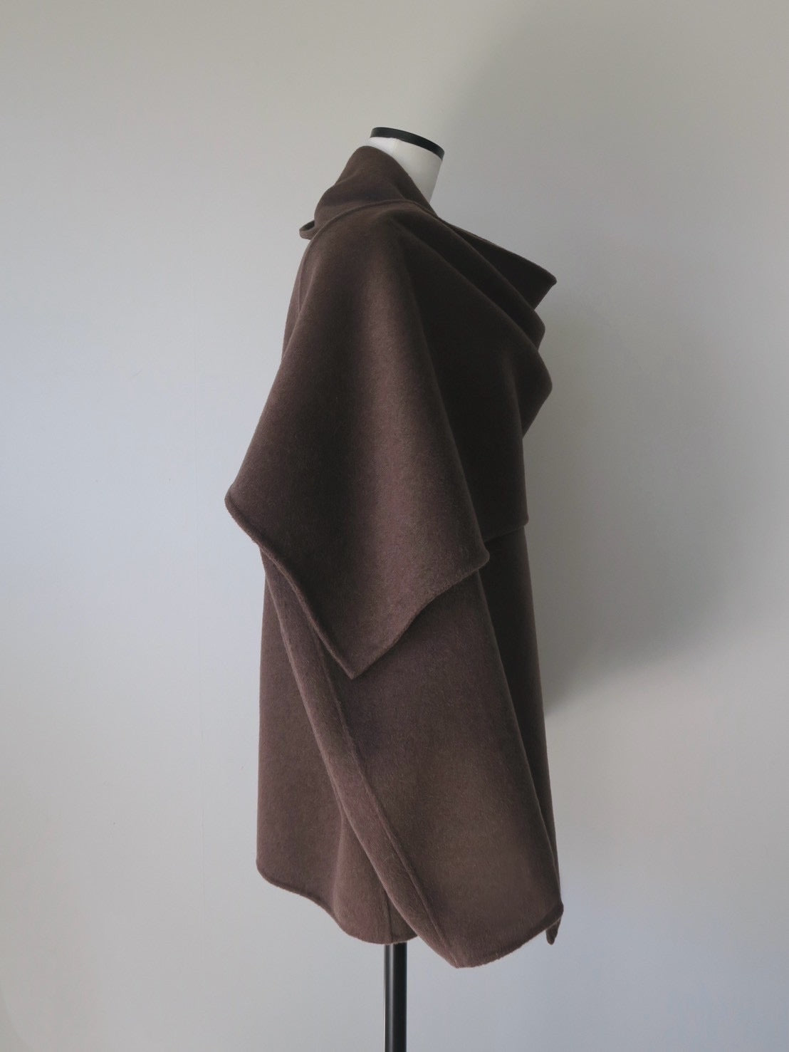cashmere cape half coat