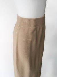 wool soft knit skirt