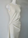 volume drape tank dress