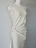 volume drape tank dress