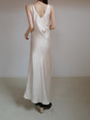 ( 9/18 20:00~ resale ) satin v long dress