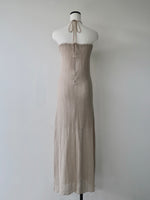 openwork halter dress