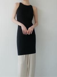 minimal tank mini dress