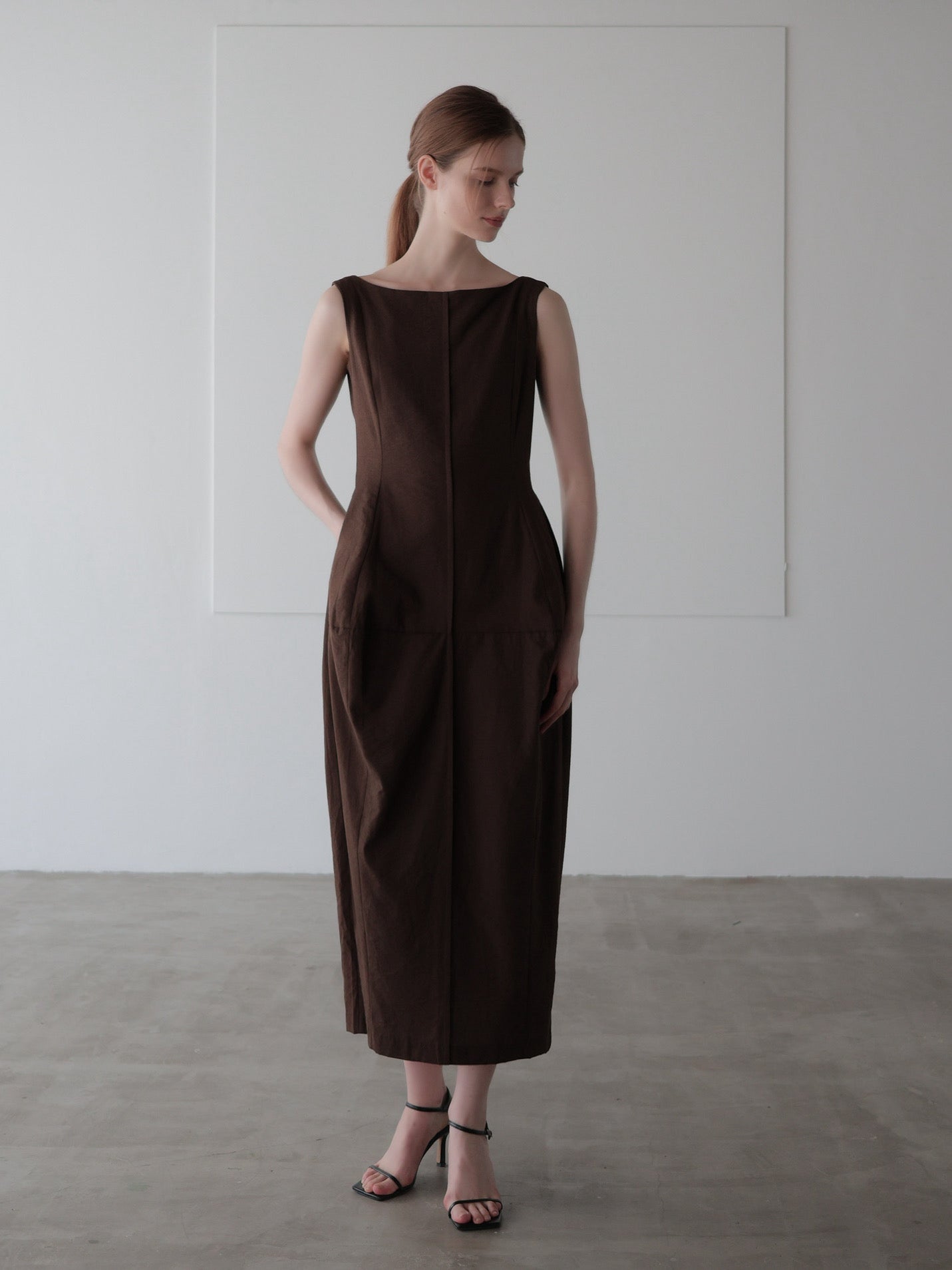 allure silhouette slinky maxi dress (POP UP)