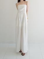 gathered bare jumpsuits