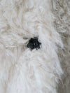 shaggy over sized short coat