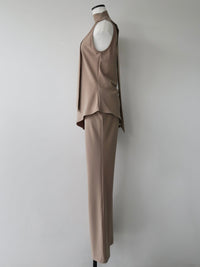 sample sale / long tie flare top