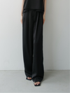luxe satin wide pants