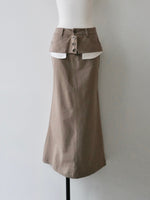 layered-like long skirt