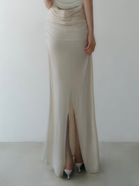 soft flow maxi skirt