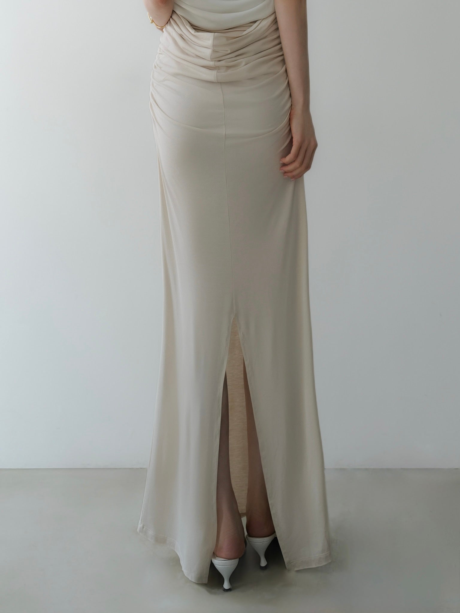 soft flow maxi skirt