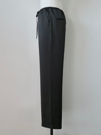 fluid satin pants