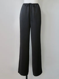 fluid satin pants