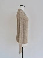 hook rib knit cardigan