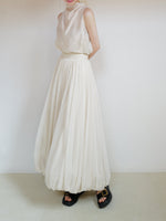 balloon tulle skirt