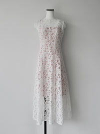 classic lace long dress