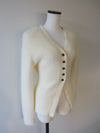 angora slim knit cardigan
