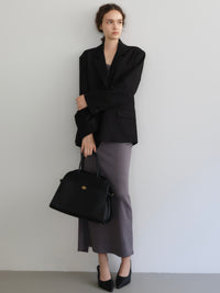 stripe-line tailored jacket