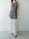 sparkle contrast dress