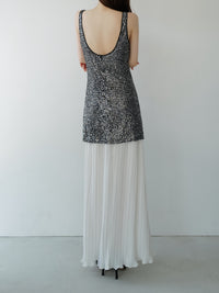 summer sale / sparkle contrast dress
