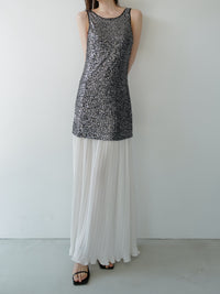 summer sale / sparkle contrast dress