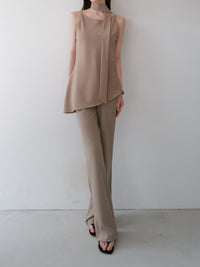 sample sale / long tie flare top