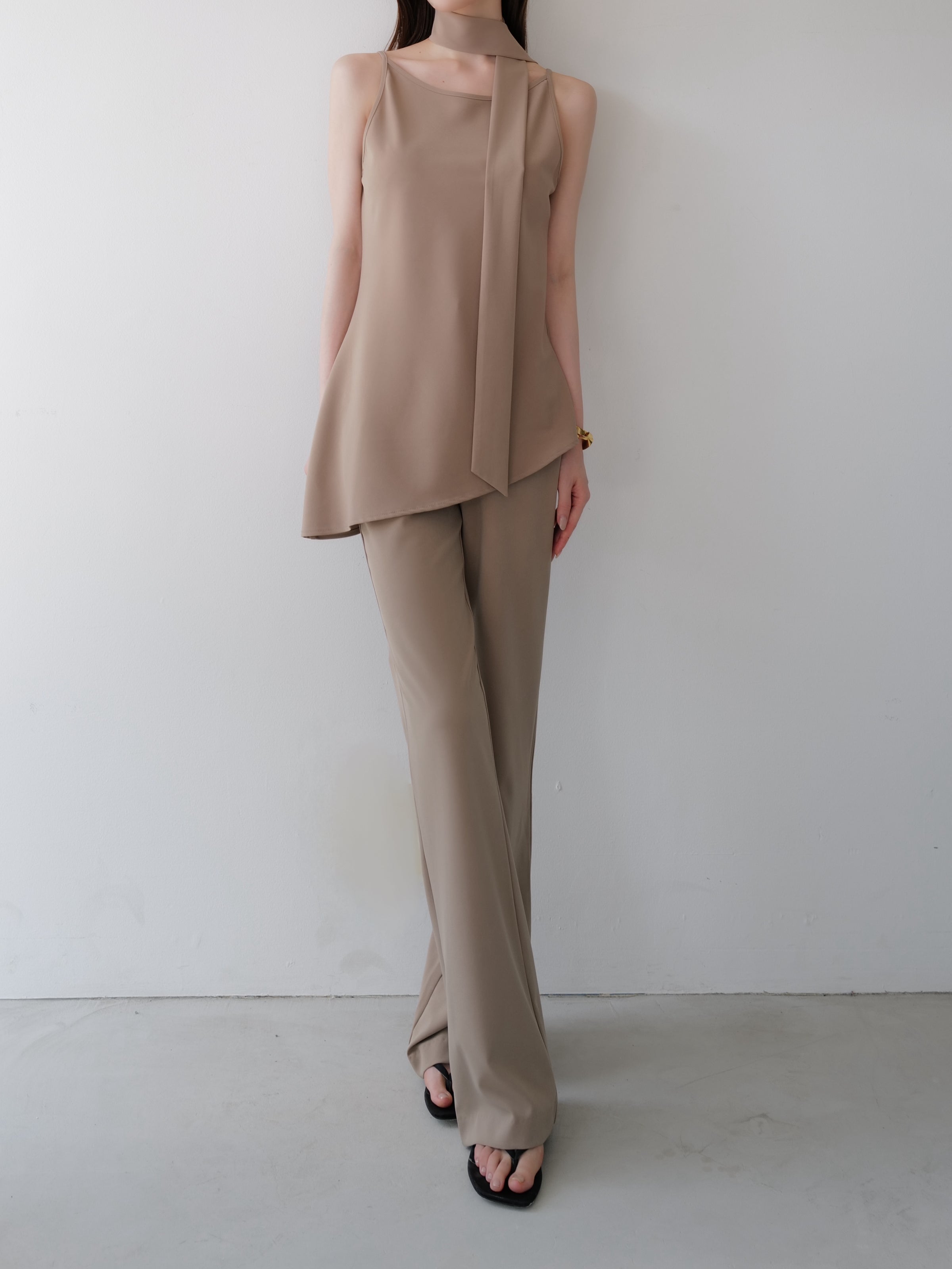 sample sale / long tie flare top