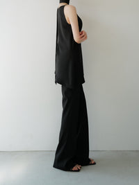 sample sale / long tie flare top