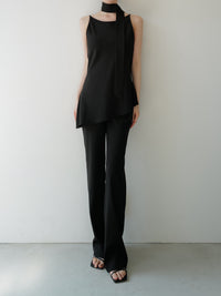 sample sale / long tie flare top