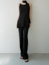 long tie flare top