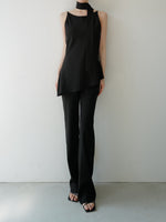 long tie flare top