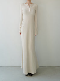 bell sleeve wool dress