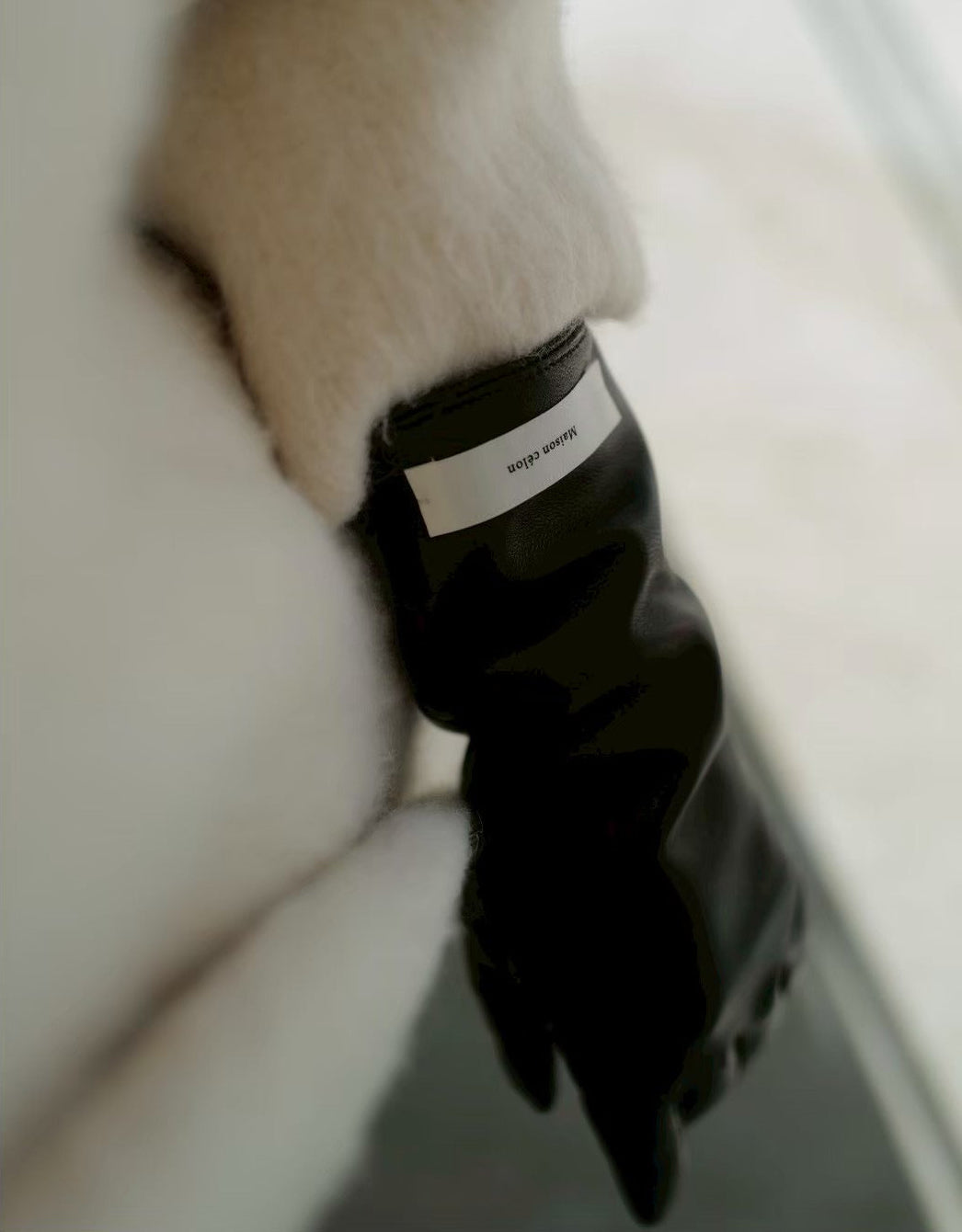 touch screen sheep leather glove