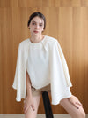 cascade layered-like blouse