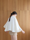 cascade layered-like blouse