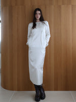 darted luster dress