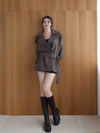 moca classic short trench coat