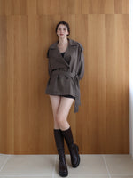 moca classic short trench coat