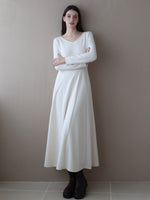 v silhouette dress