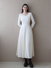 v silhouette dress