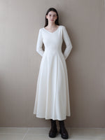 v silhouette dress