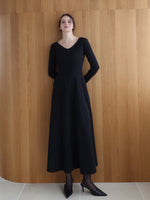 v silhouette dress