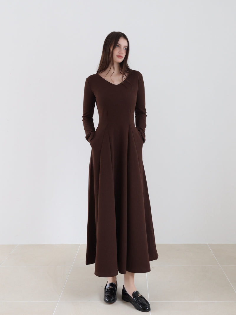 v silhouette dress