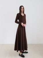 v silhouette dress