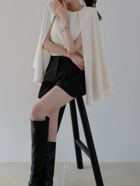 cascade layered-like blouse