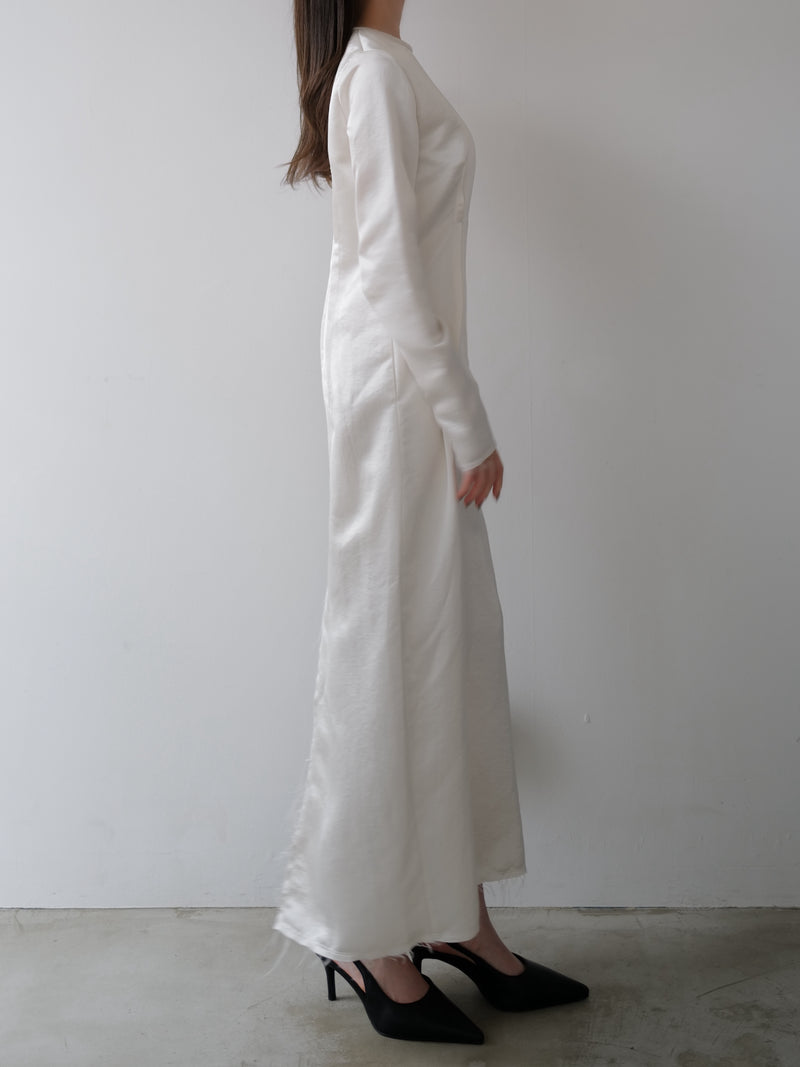 darted luster dress