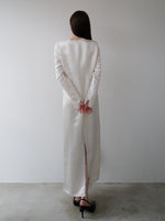 darted luster dress