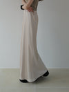 silky satin long skirt
